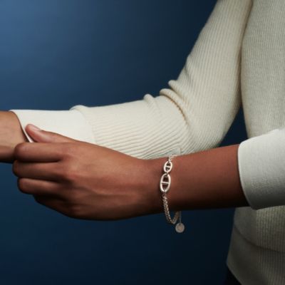 HERMES 18K Rose Gold TPM Farandole Bracelet SH 1614920